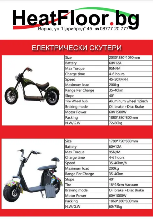 Електрически скутер – снимка 1